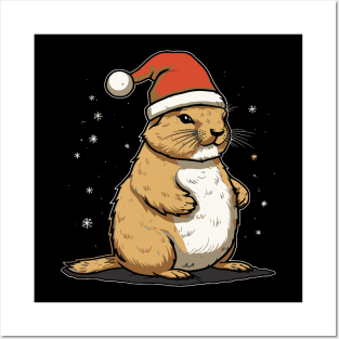 Prairie Dog Christmas Posters and Art